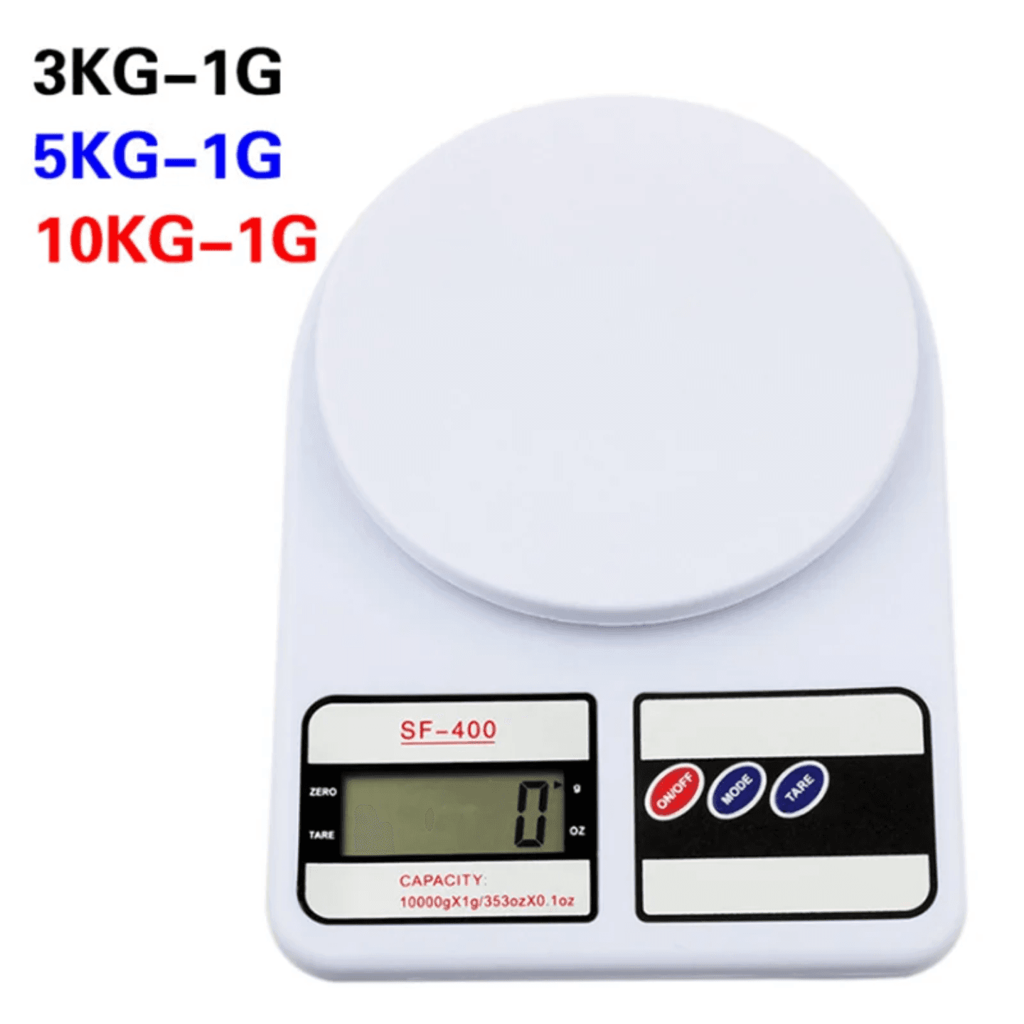 SF-400 digital kitchen scale, 3kg to 10kg