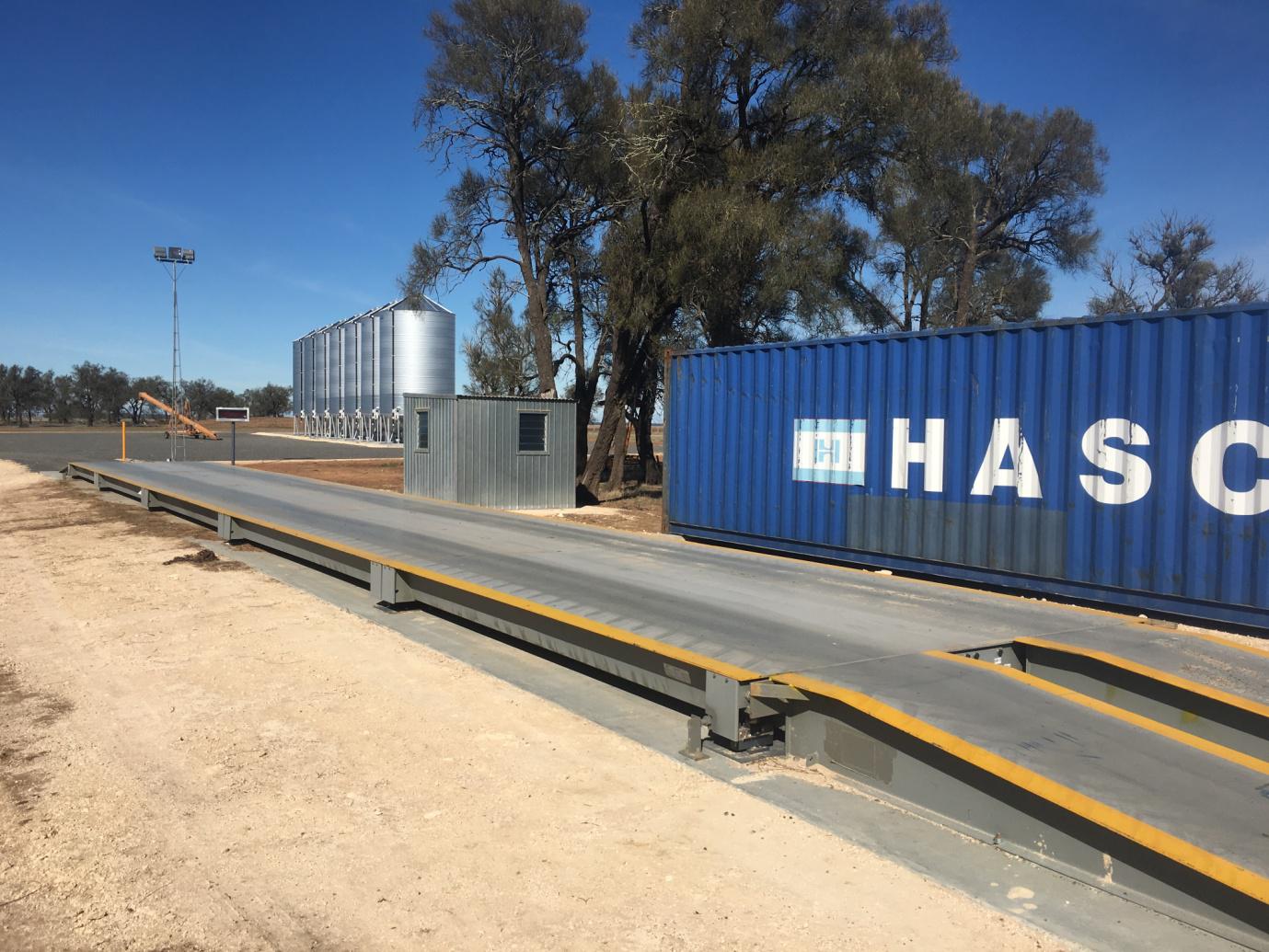 Completed weighbridge installation